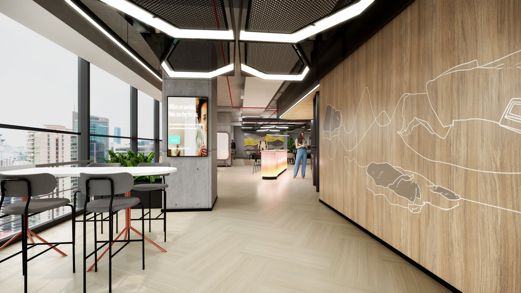 Campus cafe for a technology client, Noida